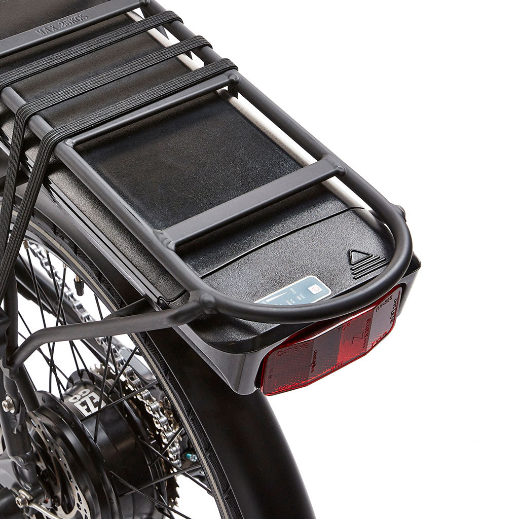 Folding E-Bike Battery, Rear Rack and Rear Light 