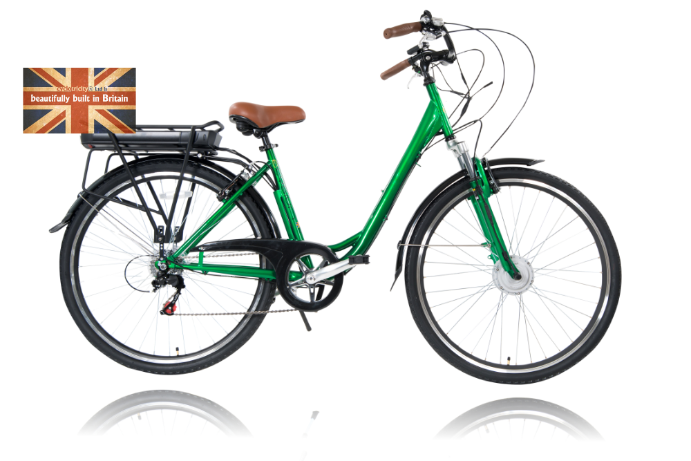 Cyclotricity Jade Racing Green Step Through E-Bike