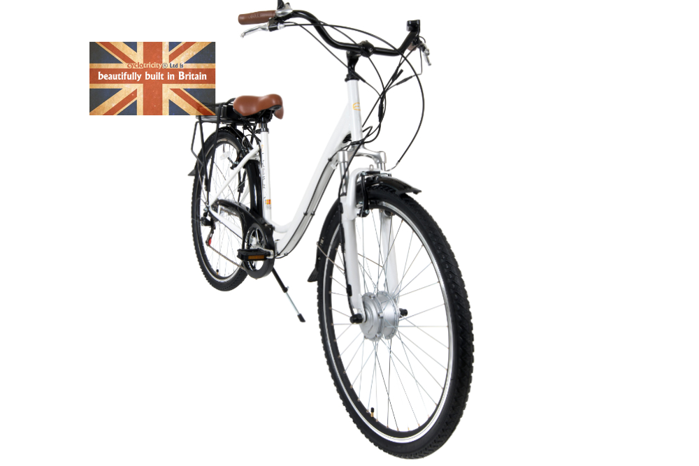 Cyclotricity Jade Ice White Step Through E-Bike