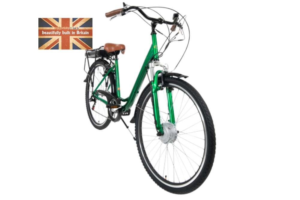 Cyclotricity Jade Racing Green Step Through E-Bike