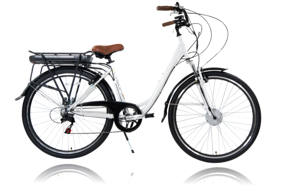 Cyclotricity Jade Ice White Step Through E-Bike