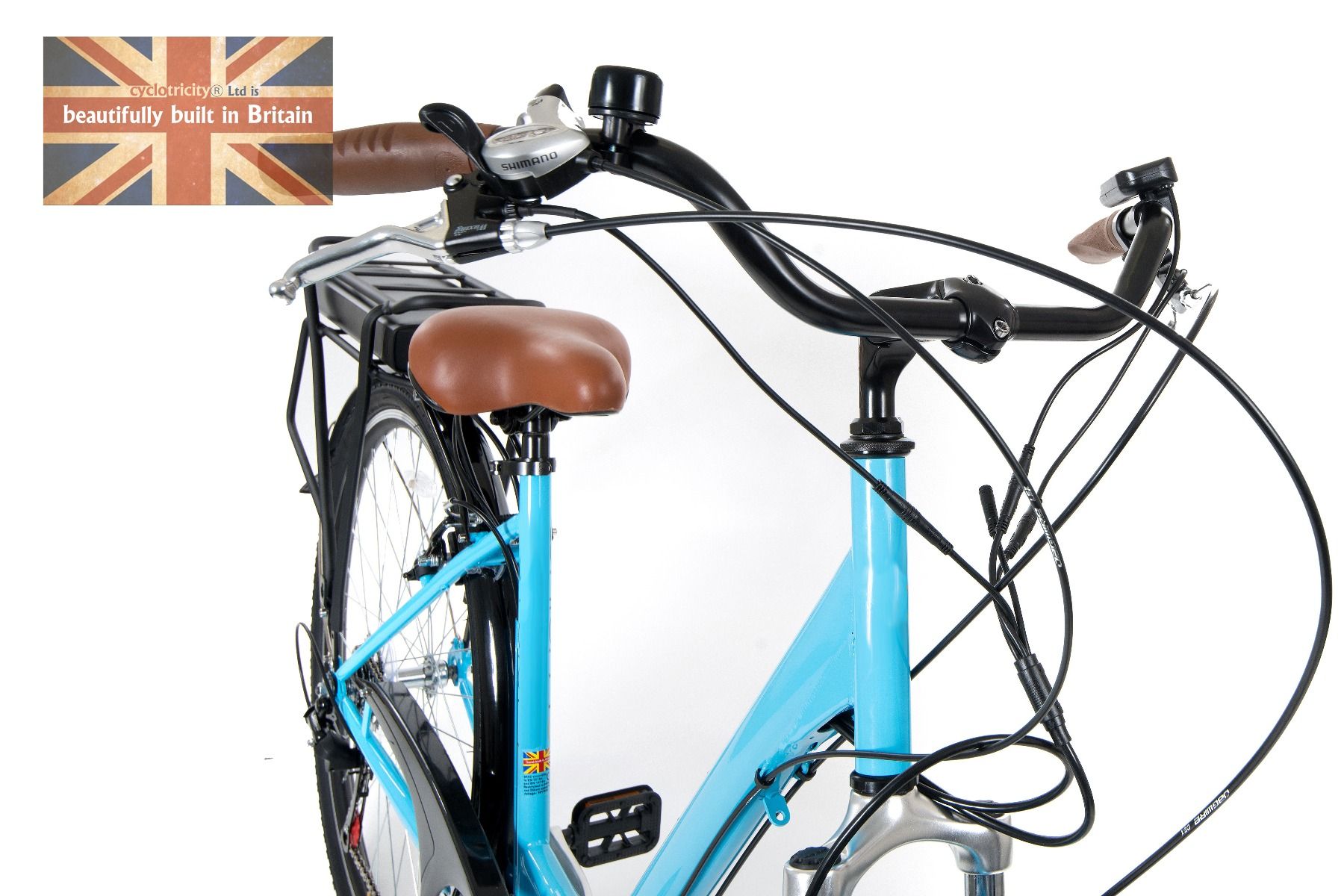 Cyclotricity Jade Sky Blue Step Through E-Bike