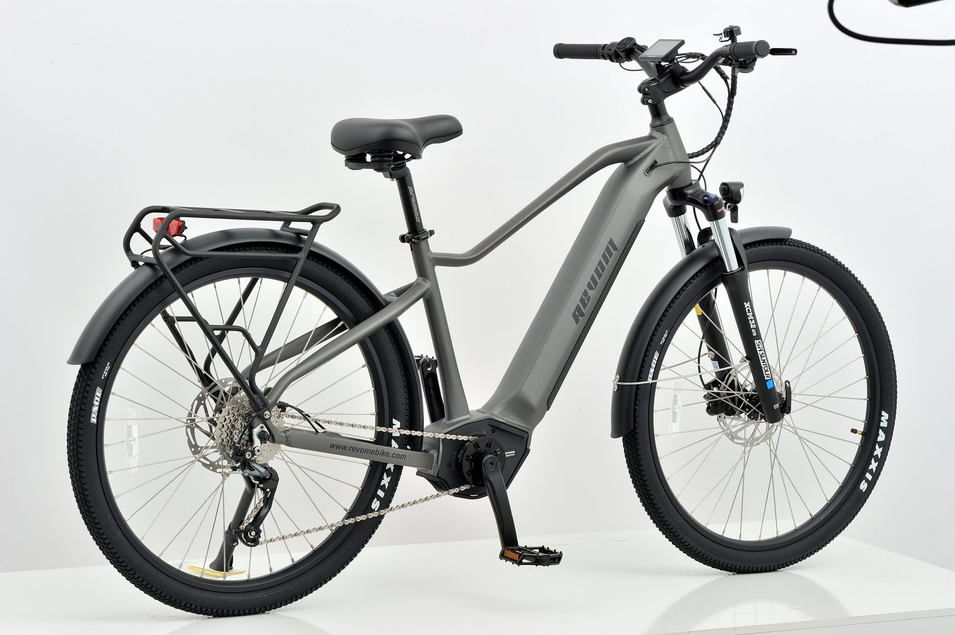 Revom S1 ATB Ebike Electric Bike in Dark Grey Side view