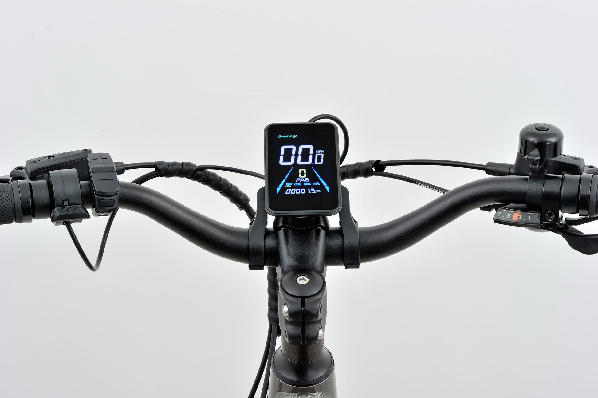 Revom U2 Ebike Electric Bike in Grey LCD Display 