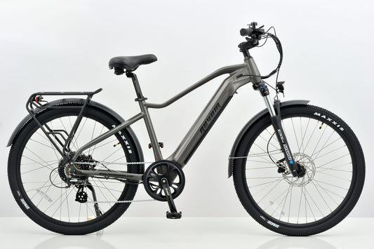Revom U2 Ebike Electric Bike in Dark Grey Side View 